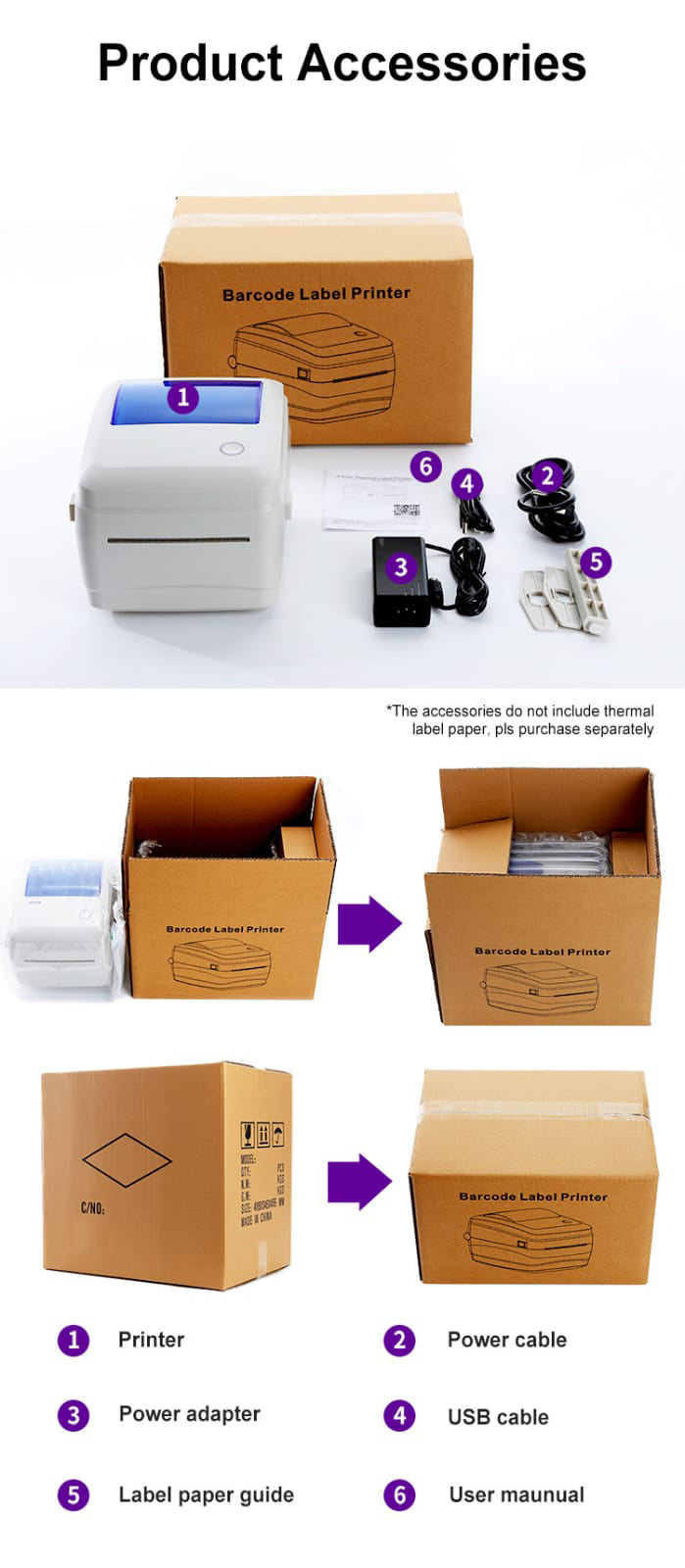 LABEL PRINTER SWISSPOSS SPSHL450
