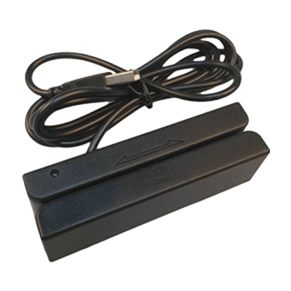 USB Magnetic Card Reader MSR - External Swipe Reader for POS Systems