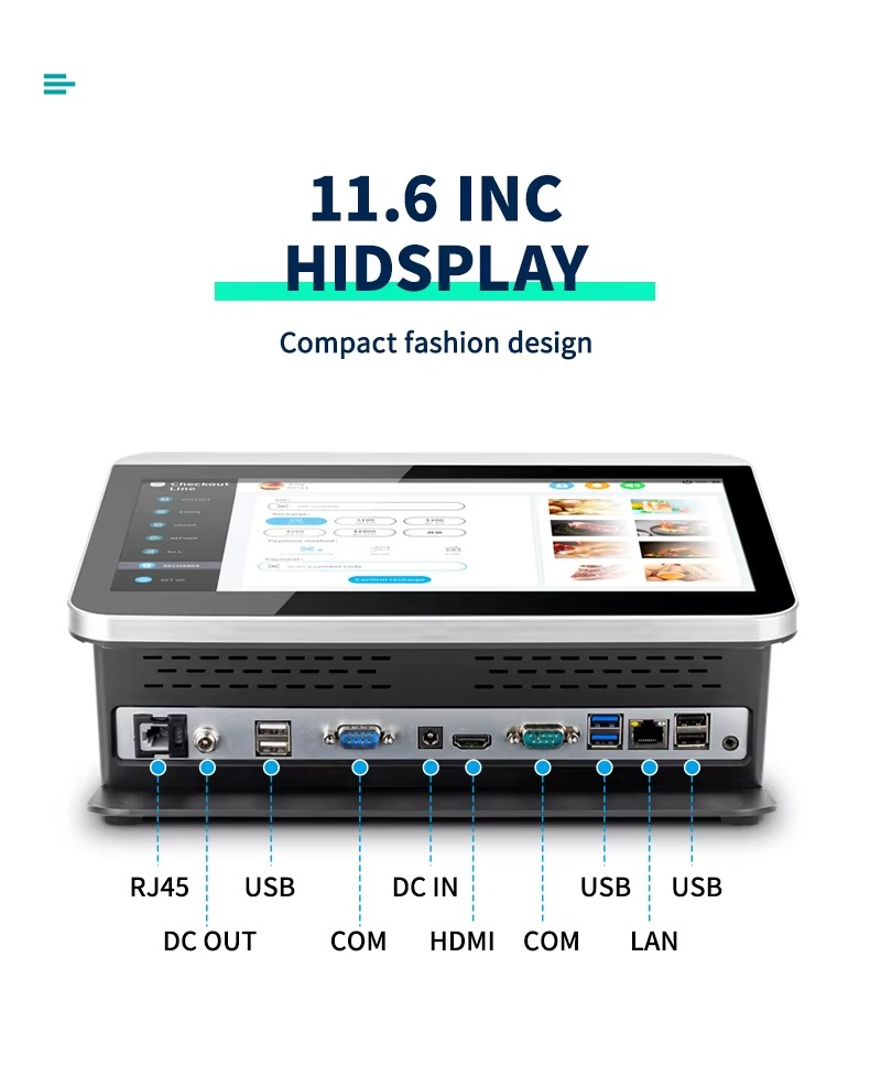 SWISSPOSS PORTABLE DESKTOP POS MACHINE WINDOWS ALL IN ONE - SPS450N