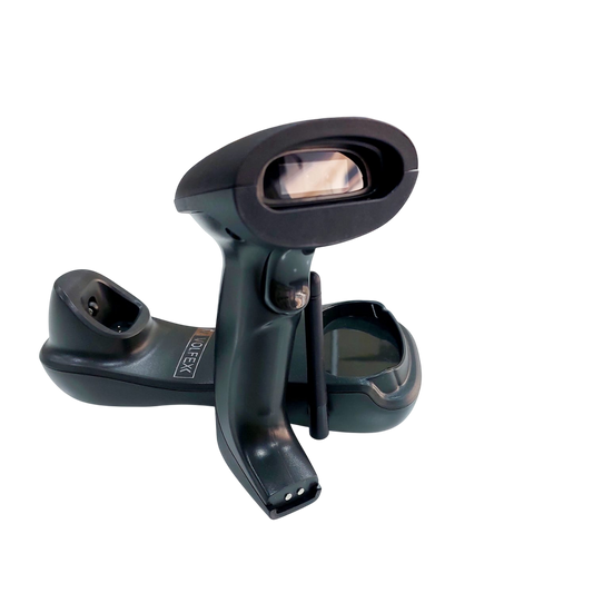 VOLFEX Wireless Barcode Scanner B2503 - 1D 2D QR Code Reader | Professional Grade