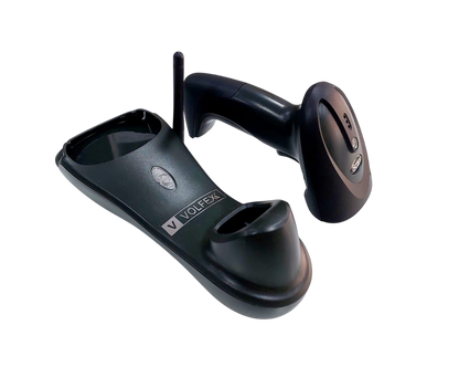 VOLFEX Wireless Barcode Scanner B2503 - 1D 2D QR Code Reader | Professional Grade